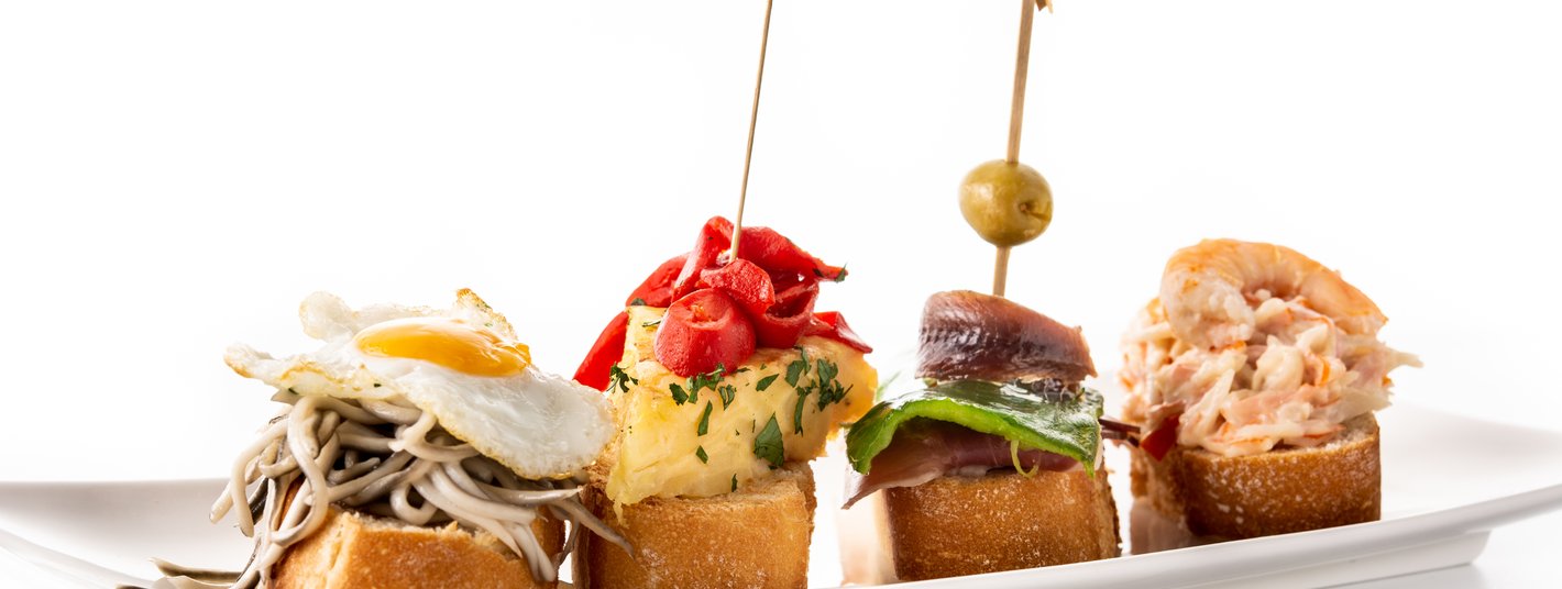 Elegant canapé selection featuring artisan ingredients and creative presentation