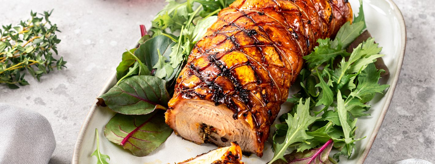 Freshly prepared buffet selection aboard Salter's Steamers