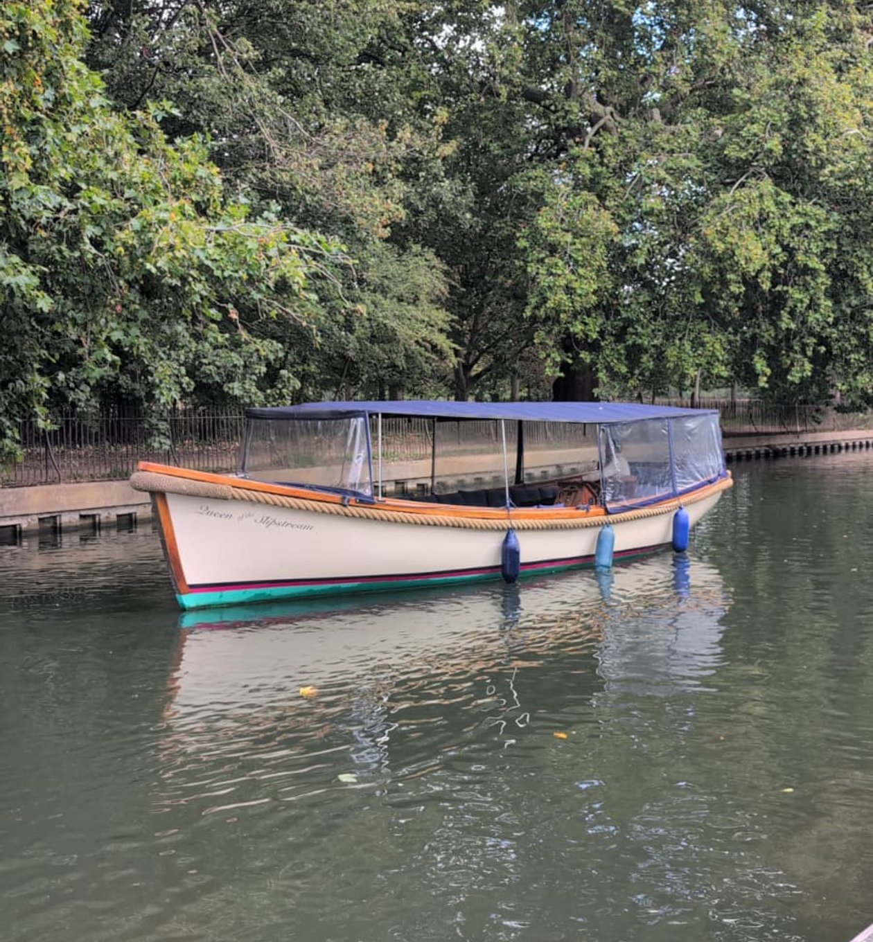 Guests enjoying Henley Regatta from boat